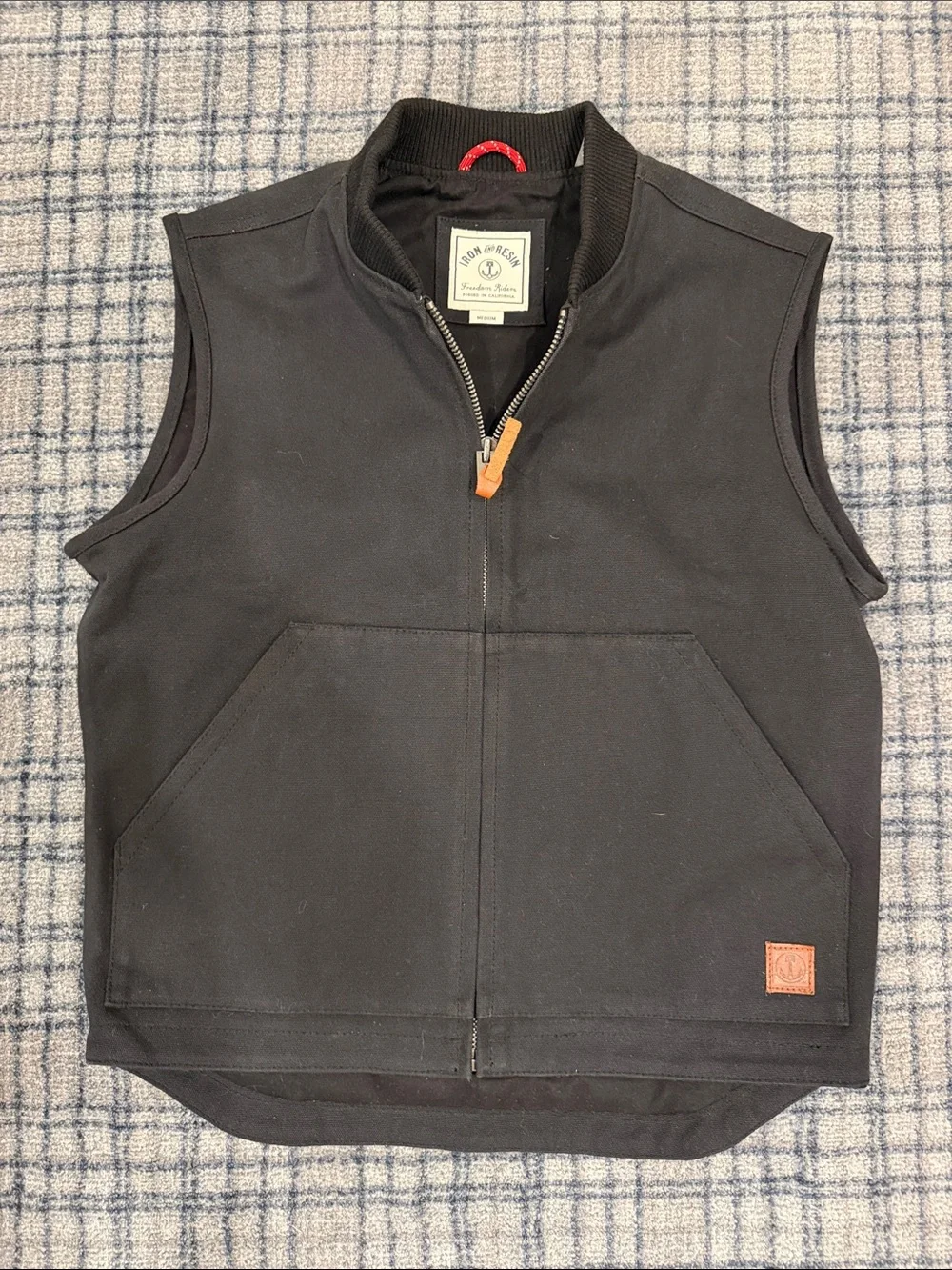 Iron and Resin Black Men's Highway Motorcycle Vest